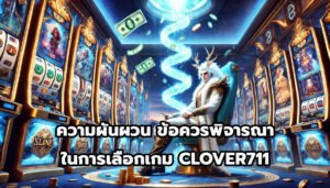 ความผันผวน ข้อควรพิจารณาในการเลือกเกม CLOVER711-3