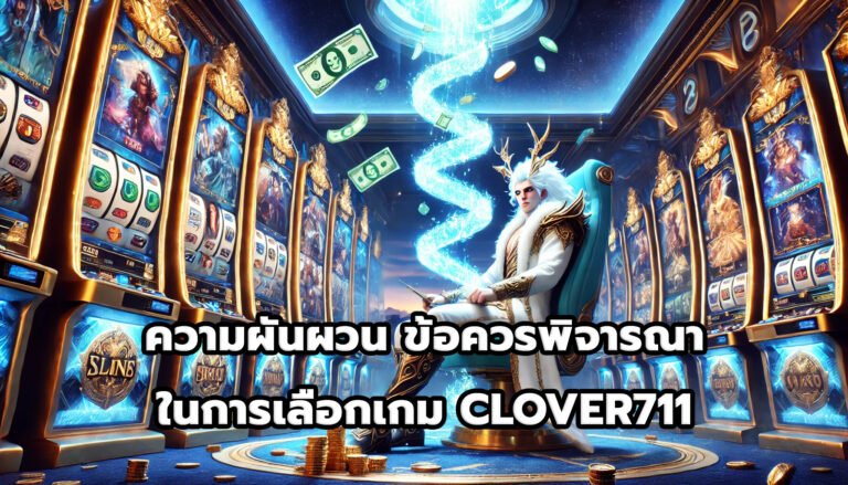 ความผันผวน ข้อควรพิจารณาในการเลือกเกม CLOVER711-3