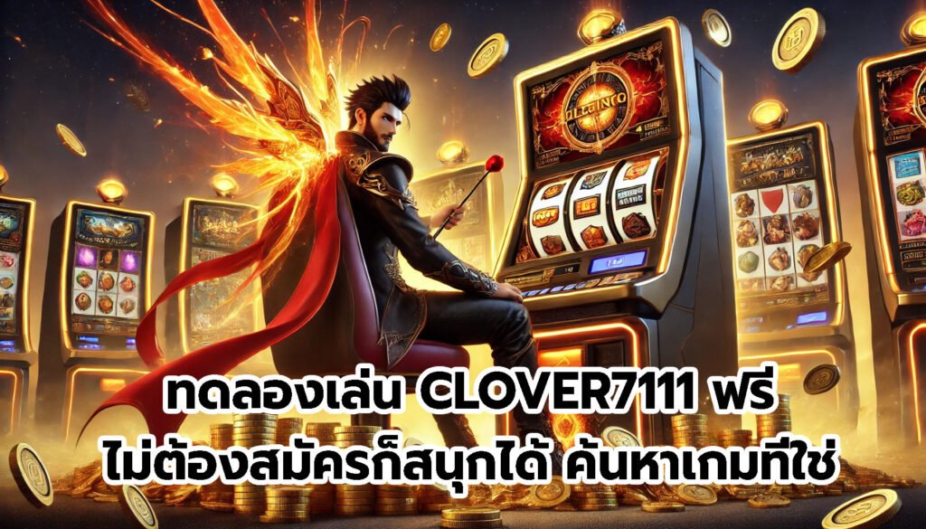 ทดลองเล่น CLOVER7111 ฟรี ไม่ต้องสมัครก็สนุกได้ ค้นหาเกมที่ใช่